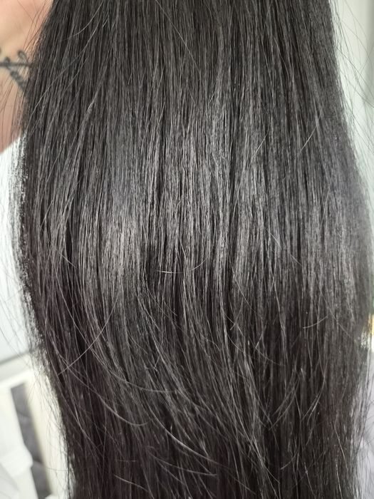 Естествена Опашка (Indian Hair) - 100 гр, 60 см , цвят: Черен!