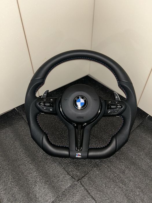 Volan BMW M pentru F10/F30/F01/X1/X3/X4/X5/X6 etc Piele Tesit