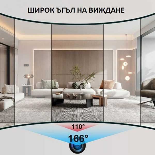 WIFI/IP часовник с камера 4К с нощно виждане /BK039/