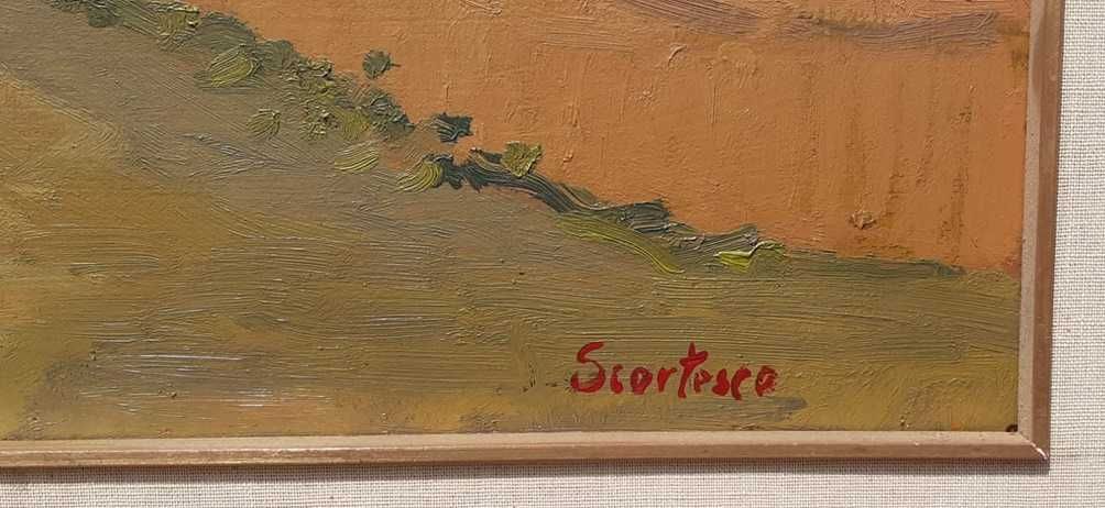 Tablou vechi - Balcic - semnat Scortesco