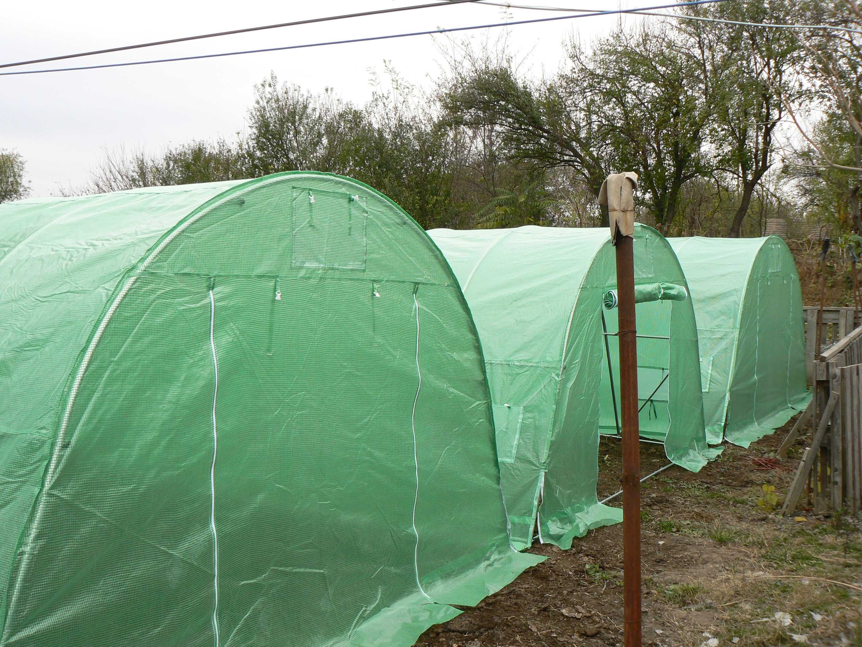 Sere gradina-solar cu folie armata si teava galvanizata iv