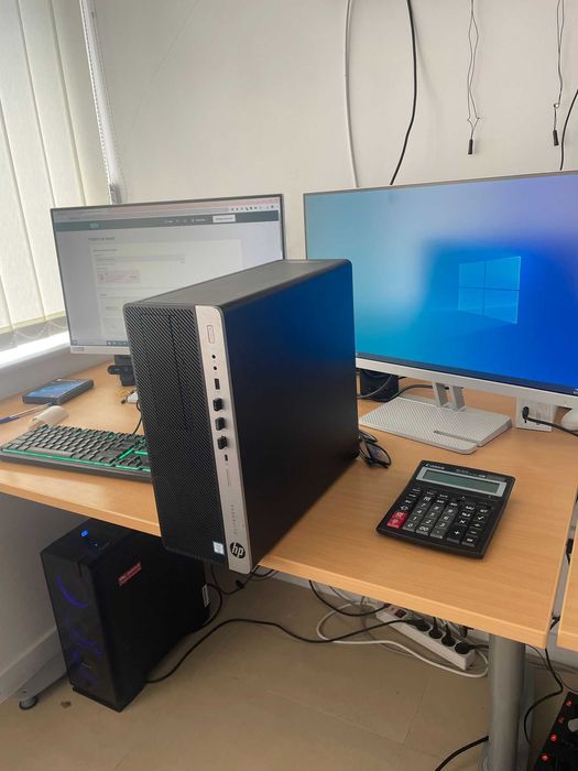 Vând 2 sisteme HP EliteDesk 800 G3 Tower, refurbished – testate