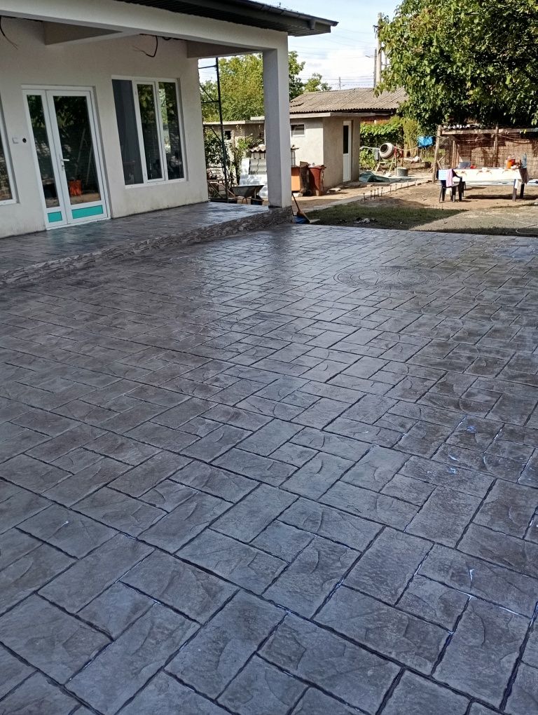 Beton amprentat și vertical
