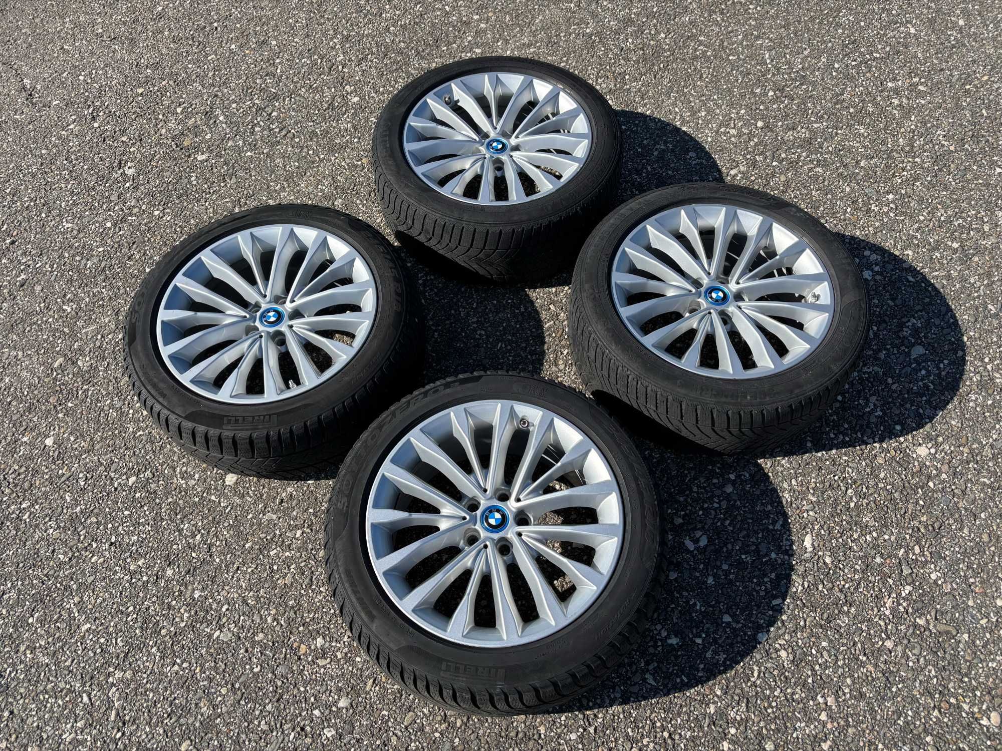 Roti Jante Aliaj BMW G30 G31 5x112 Cauciucuri 245 45 R18 W-Spoke 632