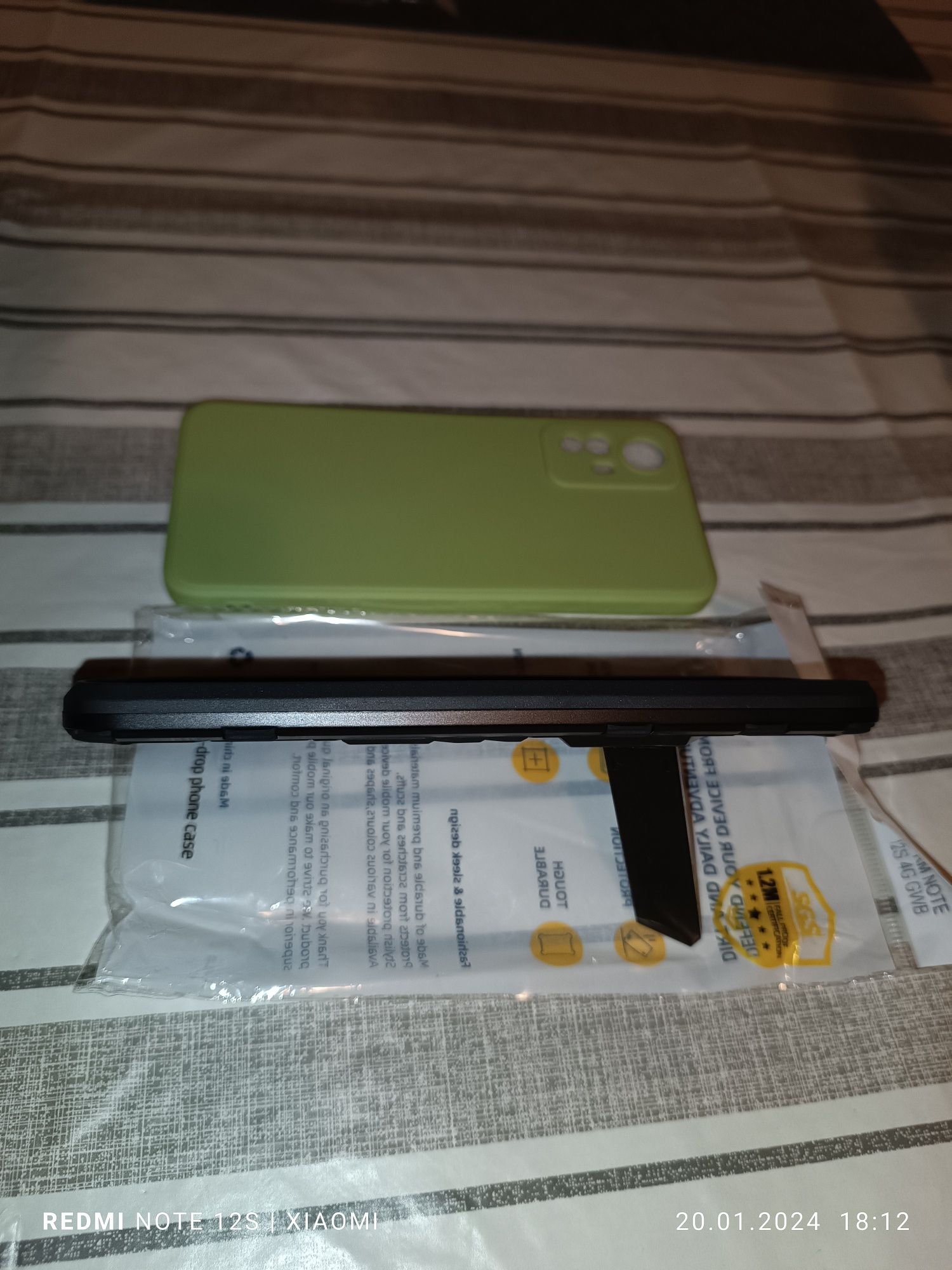 Силиконов калъф и твърд гръб за Xiaomi Redmi Note 12S
