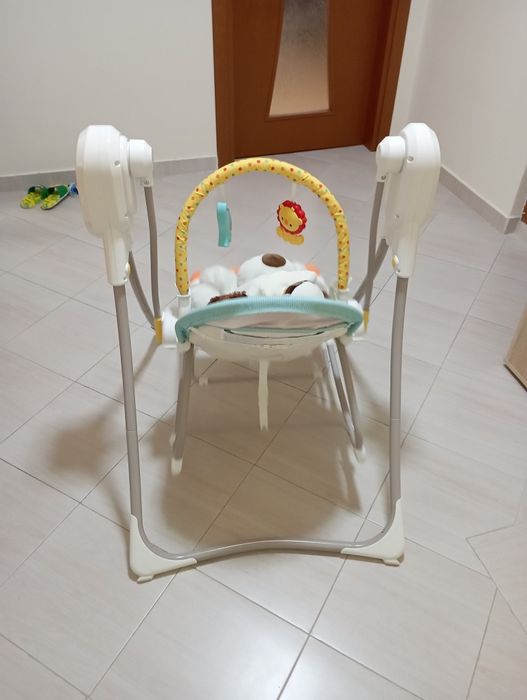 Бебешка люлка 3 в 1 Fisher Price - Музикална