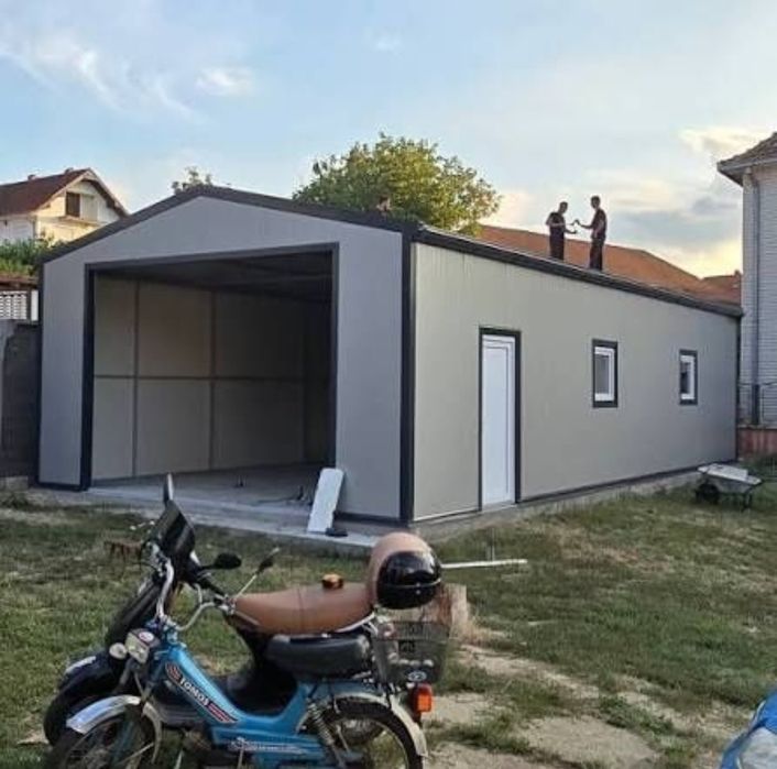 Facemi hale indrustiale  la comanda hala 10x15x4 la gata cu panau