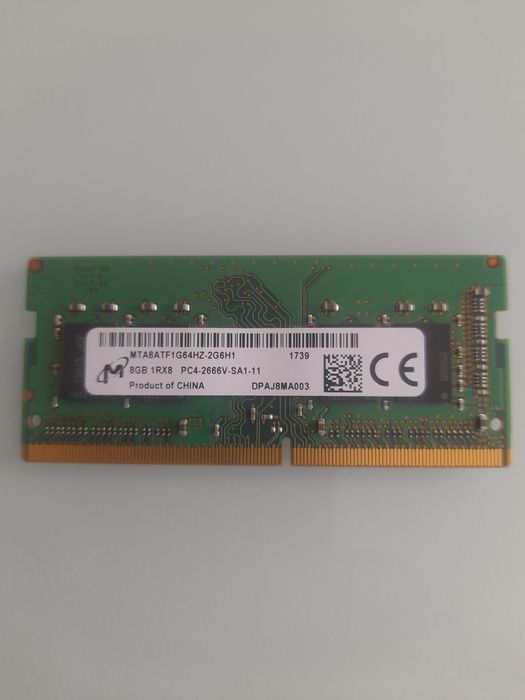 RAM 8GB DDR4 2666MHZ Micron