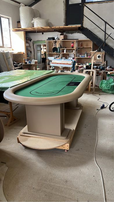 Masa Poker Monte Carlo + Jetoane Poker Ceramice Monte Carlo stoc