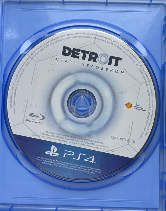 Диск DETROIT. Ps4 и Ps5 подерживает
