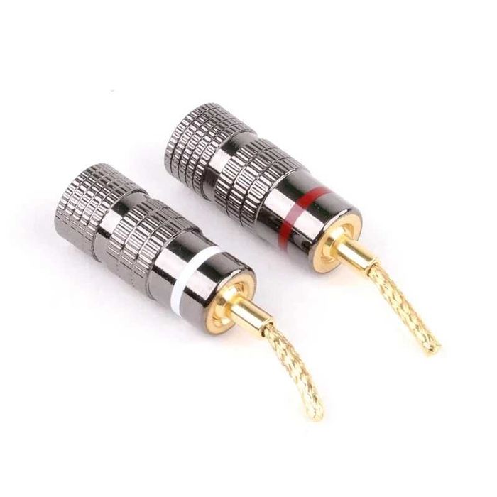 Conectori tip pin flexibil 2mm Gold - 8-buc.