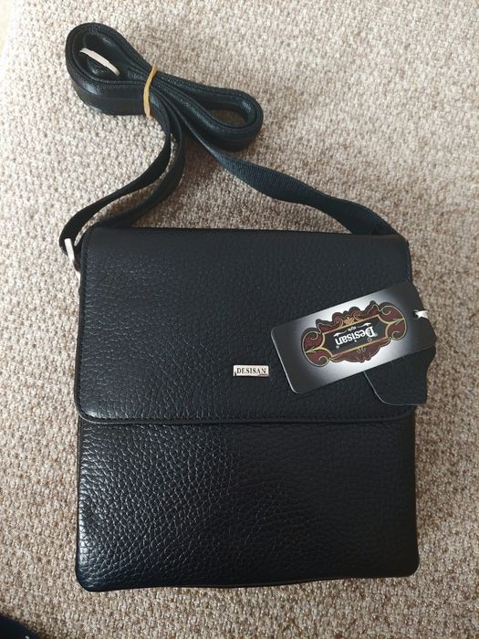 Мужская  сумка кожаная