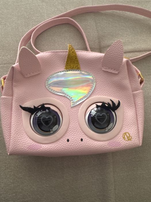 Чанта Purse Pets - Еднорог, със звуци и реакции