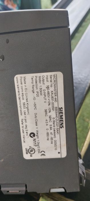 Siemens Micromaster 440 6SE6440-2UD21-5AA1, 6SE6 440-2UD21-5AA1