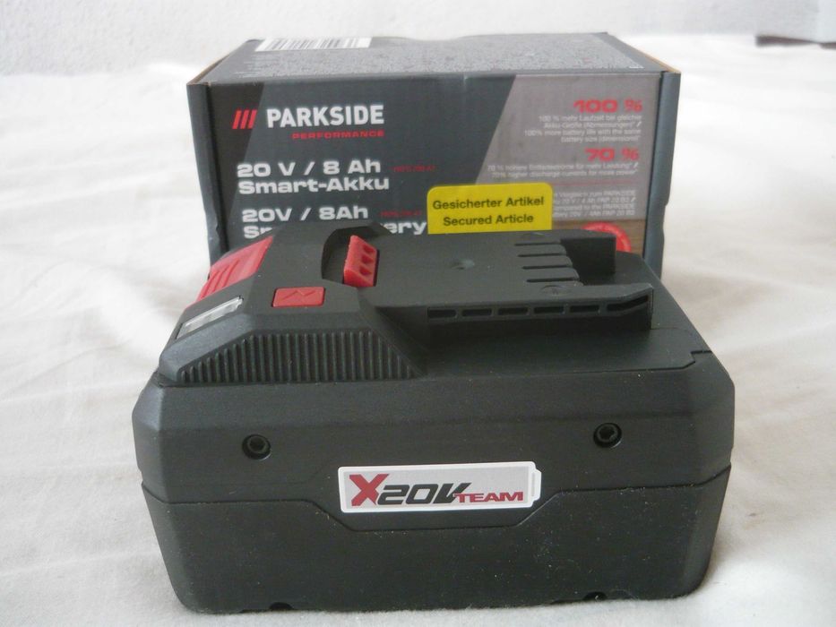 Baterie acumulator Parkside 20 V, 2/4/8 Ah Performance smart bluetooth