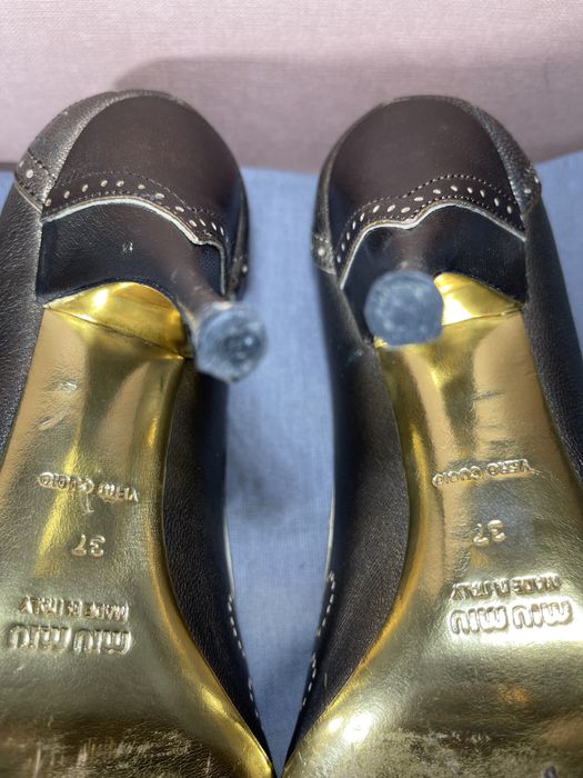 Miu Miu pantofi aramii cu toc marimea 37