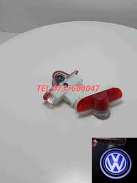 Set 2 Lampi Led Proiector Cu Logo Pentru Portiere Vw Volkswagen Beetl