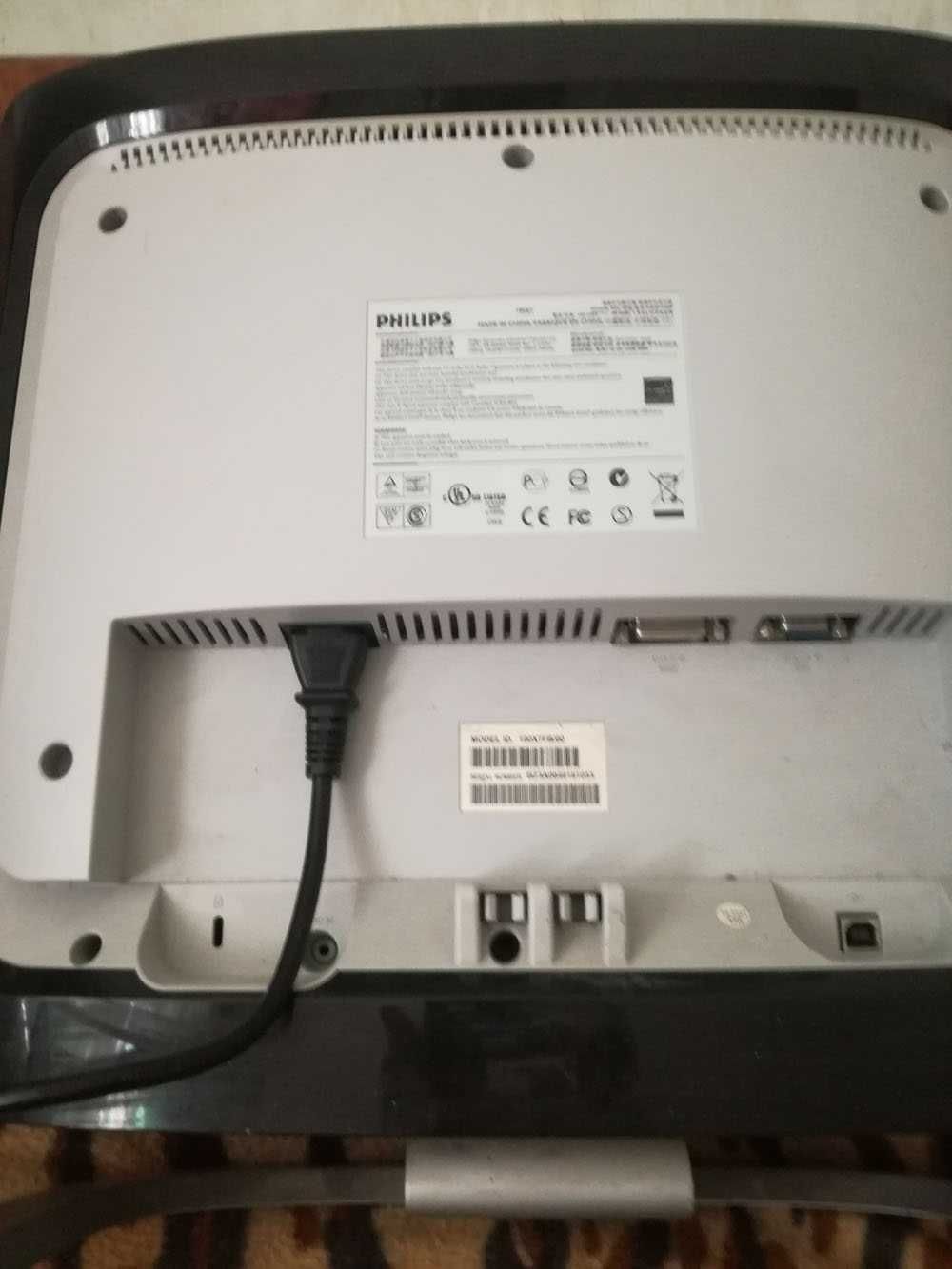 Бартер Смарт Монитор PHILIPS 19X7FB с Тъч Бутони, DVI-D,HDCP, VGA, USB