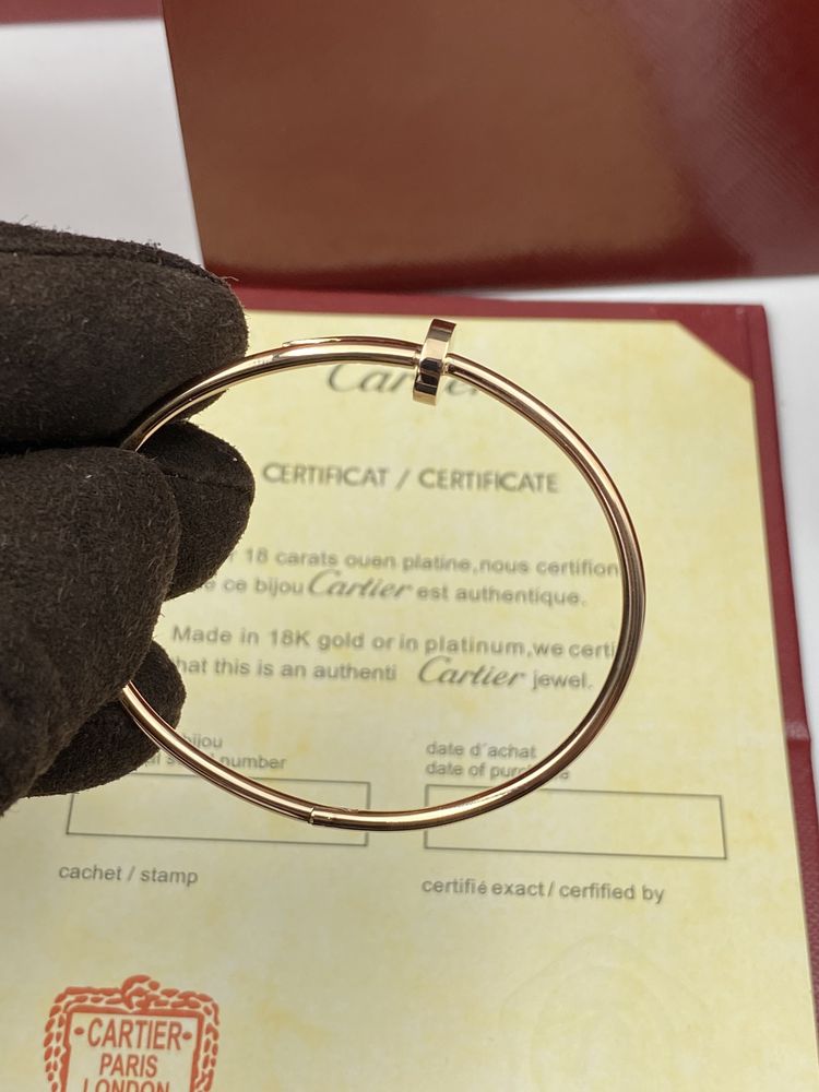Brățară Cartier Clou 16 Rose Gold 750 Full Box