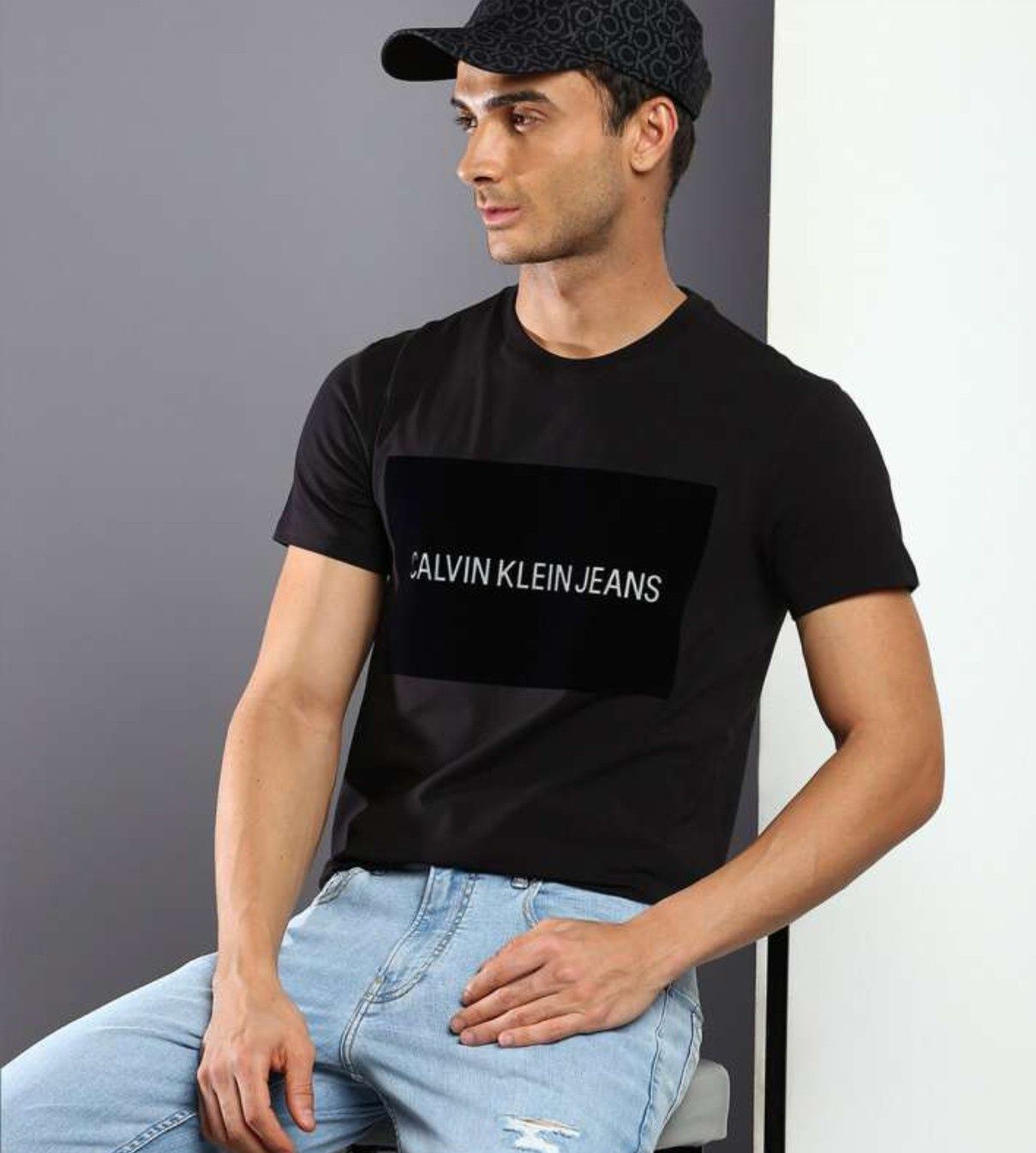 Calvin Klein jeans мъжка тениска L размер