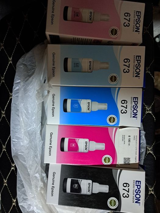 Epson 673 чернила оригинал!