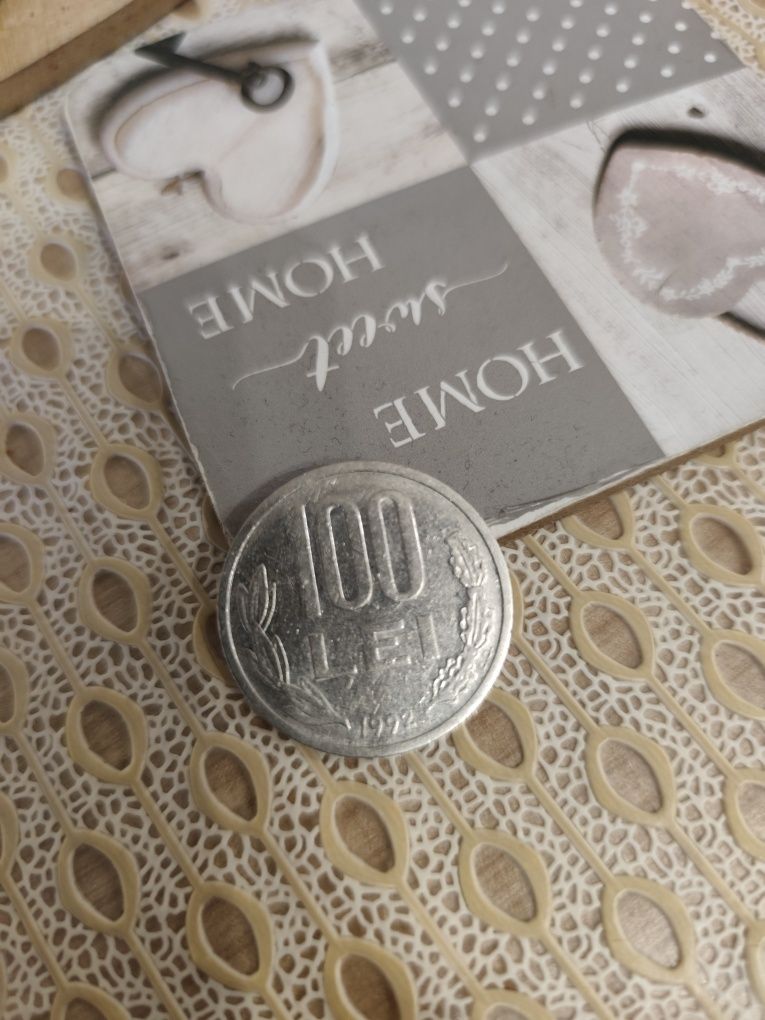 Monedă 100 lei 1992