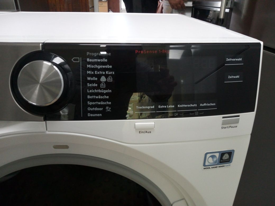 Комплект пералня и сушилня Aeg 8000 series 8кг A+++ 24 месеца гаранция