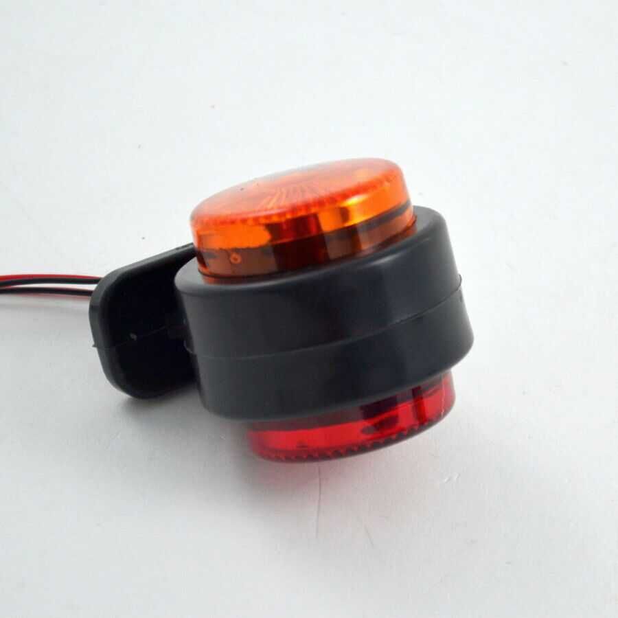 1бр. Лед LED рогчета светлини габарити червено-оранжево 24V