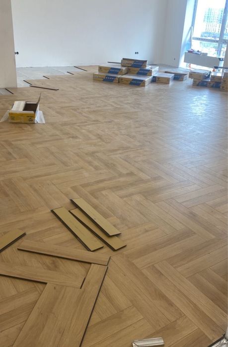 Укладка ламинат и обой