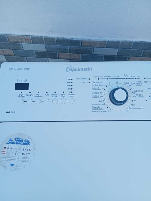 Пералня Bauknecht
