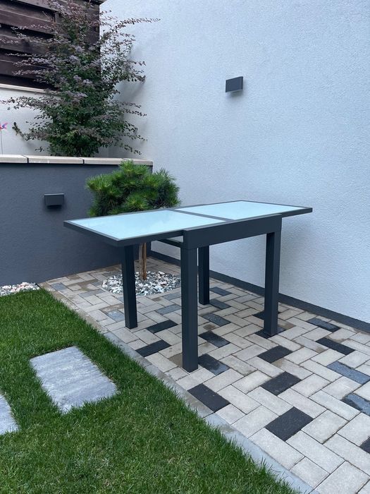 Masa de gradina extensibila 70x70- 70x140