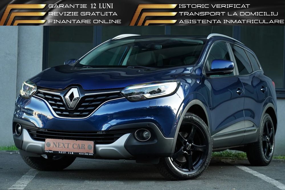 Renault Kadjar GARANTIE 12 LUNI*RATE*Revizie*130Cp*Navi*Panorama*Xenon*Led*Incalzire