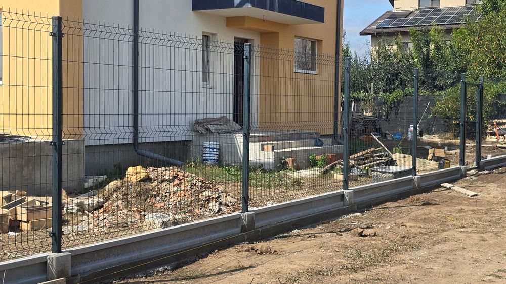 Constructie gard /gri antracit/ H2m fir 4mm   140 lei m.l  / firma