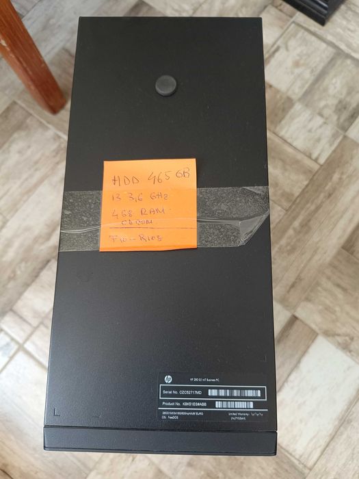 Mini Tower HP, i3, 4Gb cu CD-ROM