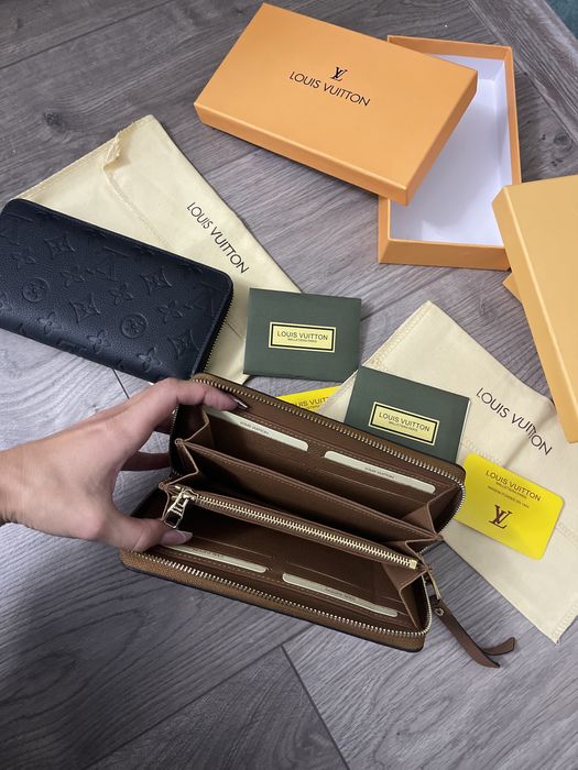 Portofel Louis Vuitton-calitate superioară Poze reale 100% fermoar ins