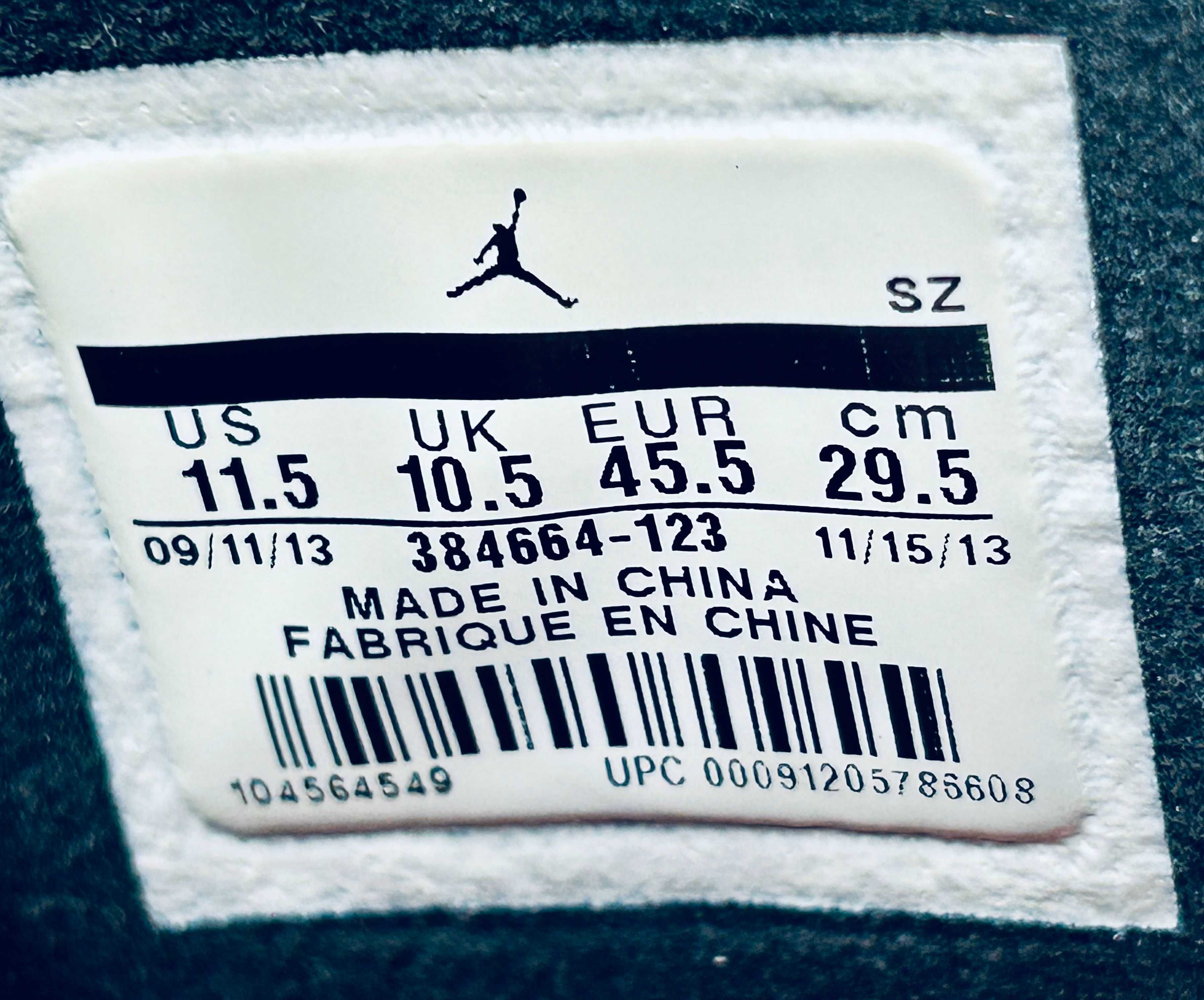 Маратонки NIKE Air Jordan Retro VI 6 Найк Джордан Оригинални Номер45,5