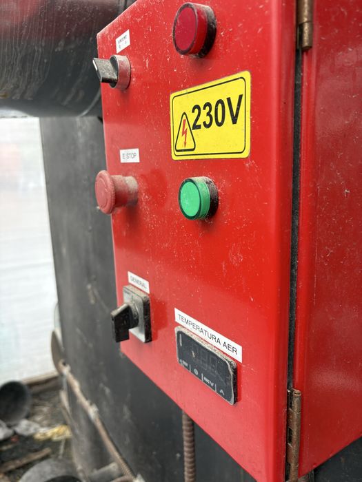 Generator centrala aer cald 150kw pe lemne sau carbune