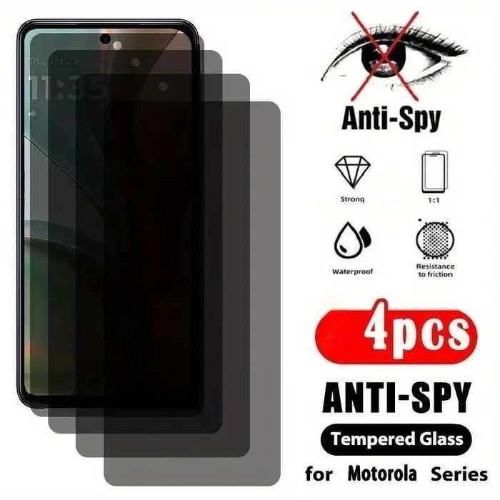 Folie de sticla anti spy pentru Motorola G 86
