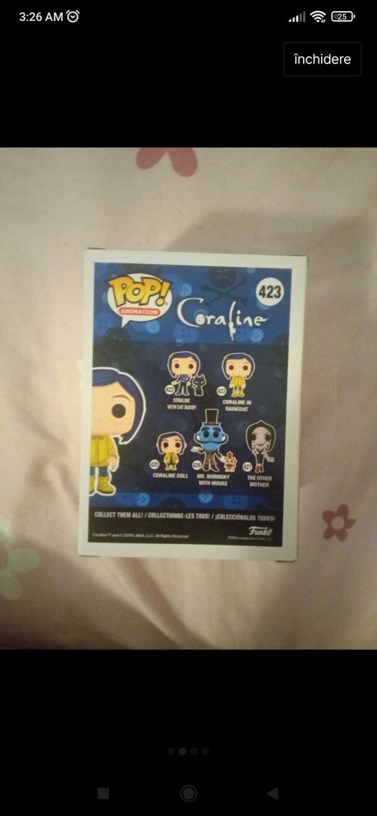 Coraline in raincoat Funko POP