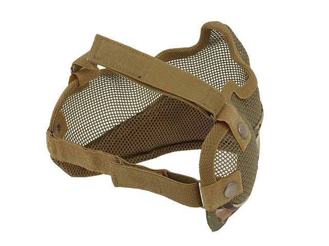 Masca Protectie Airsoft Mare Din Otel CS Tip V.2 Noua Culoare TAN