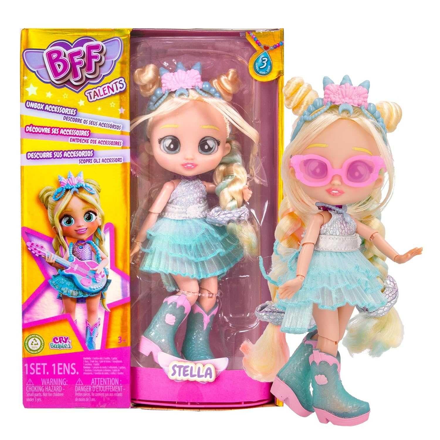 IMC Кукла BFF Cry Babies Фийби Ханна Шанън с дрехи и аксесоари 5 вида