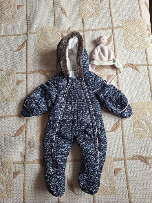 Зимен детски гащеризон Okadi + подарък шапка