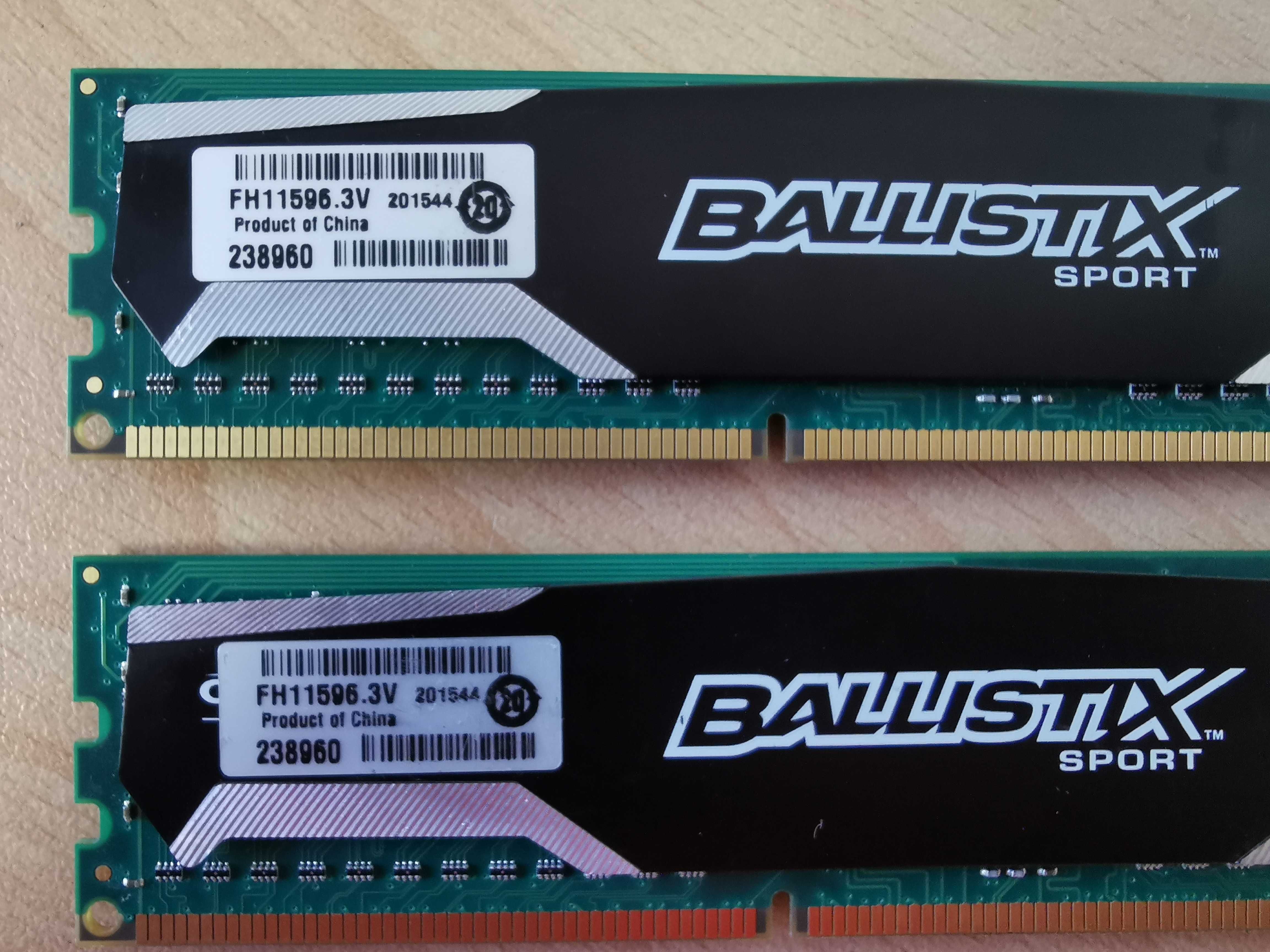 ПРОМО Crucial Ballistix Sport 8GB kit (2x 4GB) DDR3 1600MHz рам памет