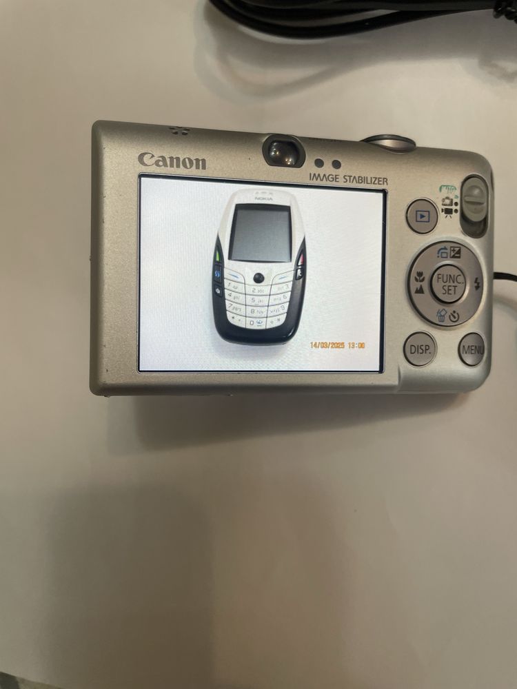 Canon ixus 95 IS 10 mpx afisare data ora pe poze