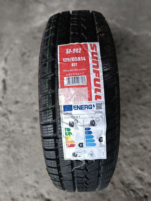 НОВИ ЗИМНИ 14цола-175/65-1бр.-94лв."SUNFULL"-с монтаж и баланс.