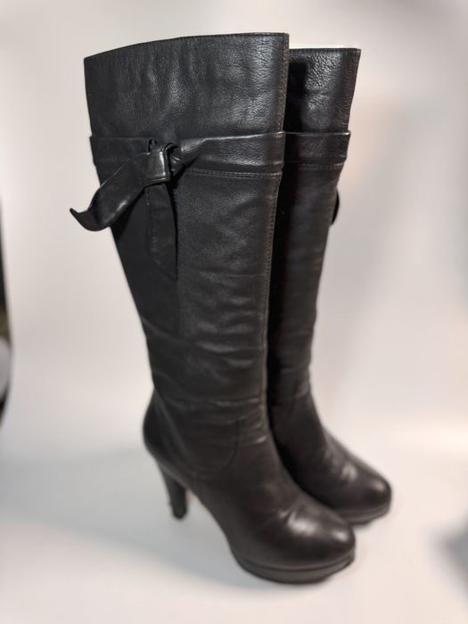 Кожаные зимние самоги европейка 40 размер