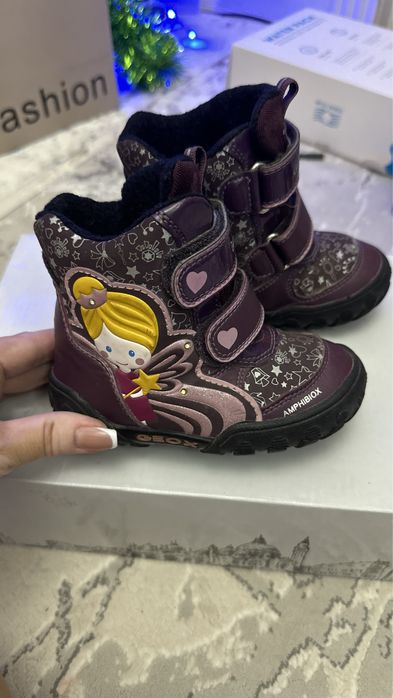 Детские осенне - весенние сапожки geox на девочку 23 р бу