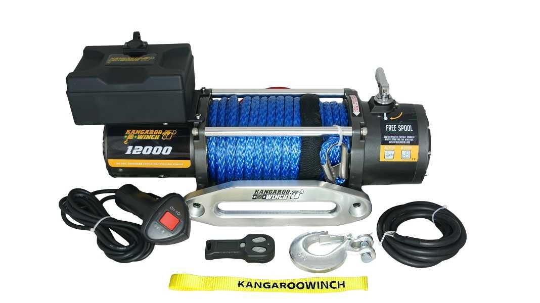 Лебедка KangarooWInch (PowerWinch) K12000 със синтетично въже