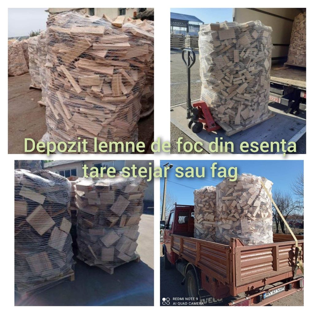 Depozit lemne de foc Arad grădiște Doar esență tare CER FAG STEJAR