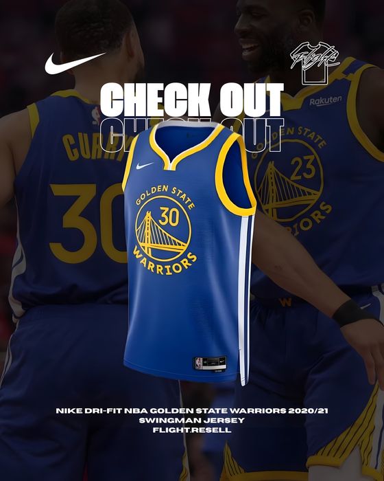 Nike Dri-Fit NBA Golden State Warriors 2020/21 Swingman Jersey